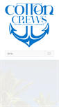 Mobile Screenshot of cottoncrews.com